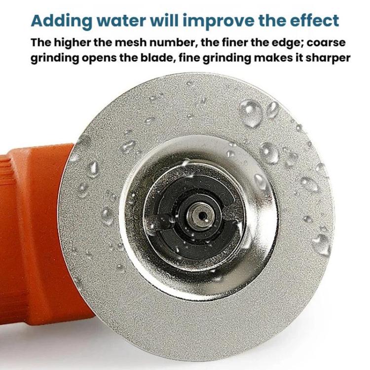 Electroplated Emery Grinding Disc Angle Grinder Grinding Wheel Blade, Coarse Grinding 400 Mesh, Fine Grinding 600 Mesh, Fine Grinding 800 Mesh