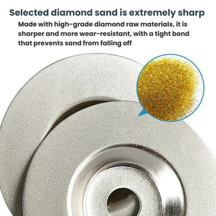 Electroplated Emery Grinding Disc Angle Grinder Grinding Wheel Blade, Coarse Grinding 400 Mesh, Fine Grinding 600 Mesh, Fine Grinding 800 Mesh