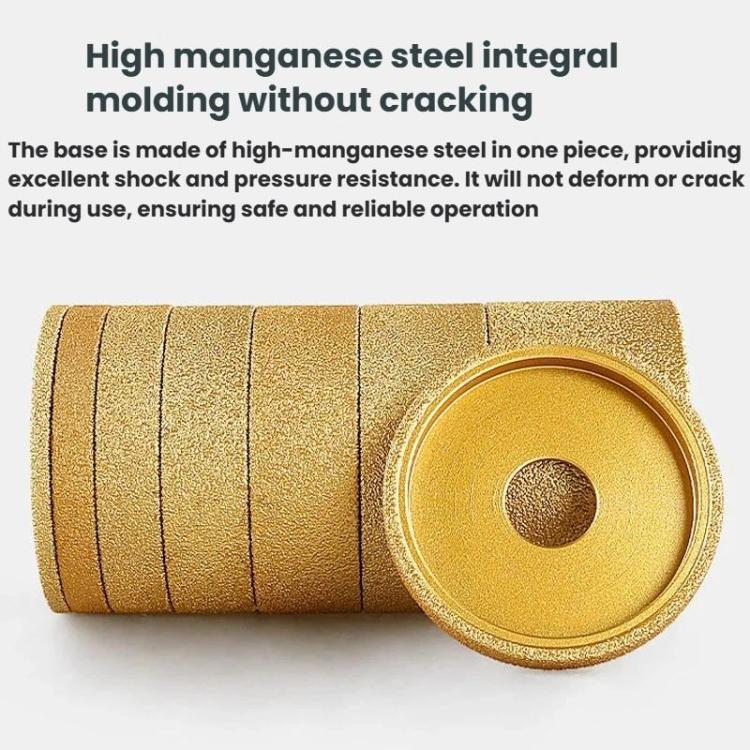 Stone Edge Grinding Wheel Marble Granite Tile Trimming Chamfering Tool, French Edge 10mm, French Edge 15mm, French Edge 20mm, French Edge 25mm, French Edge 30mm, Rounded Edge 10mm, Rounded Edge 20mm, Rounded Edge 25mm, Rounded Edge 30mm, Rounded Edge 3...
