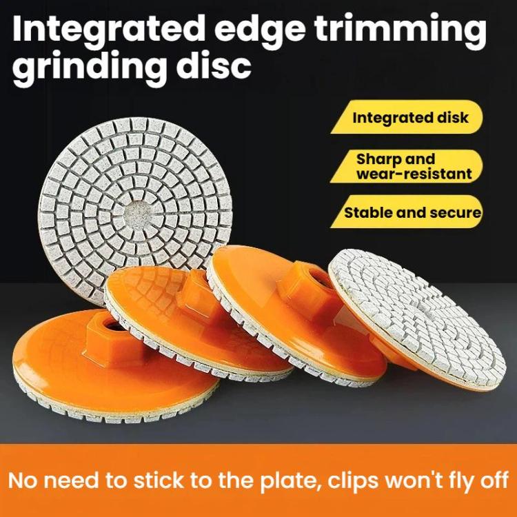 3 inch 8cm One-piece Diamond Dry Grinding Disc Tile Edge Grinding Disc, 50, 150, 300, 500, 1000