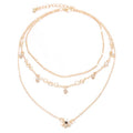 Multi-layered Star Pendant Necklace Combination