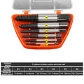 Broken Screw Extractor Screw Tool Set, 6pcs / set, Coarse-threaded 6pcs / set, Coarse-threaded 5pcs / set