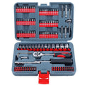 Hi-Spec 126 In 1 1/4 Inch Auto Repair Tool Set, Special-Shaped Bits, Driver Sockets & Ratchet Wrench, 126 In 1