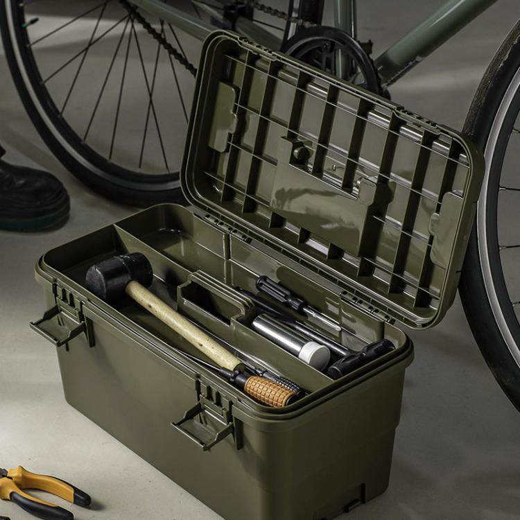 Thickened Plastic Storage Box For Hardware Gardening Tools, Small 4L, Medium 6.5L, Large 15L