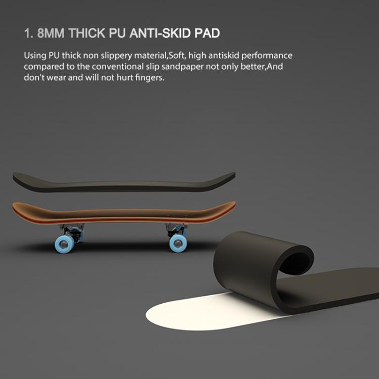 5-Layer Maple Wood Finger Skateboard With Bearings Desktop Stress Relief Finger Sports Toy