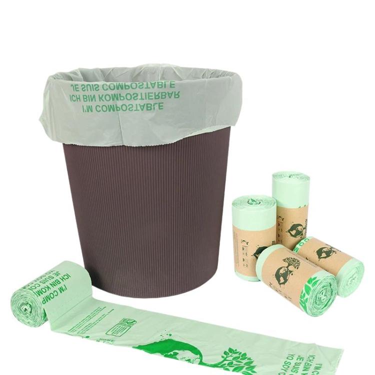 Kitchen PLA Degradable Garbage Bags Household Compostable Flat Top Trash Bags, 50pcs / set 36 x 35cm, 50pcs / set 40 x 38cm, 50pcs / set 43 x 46cm, 25pcs / set 55 x 72cm