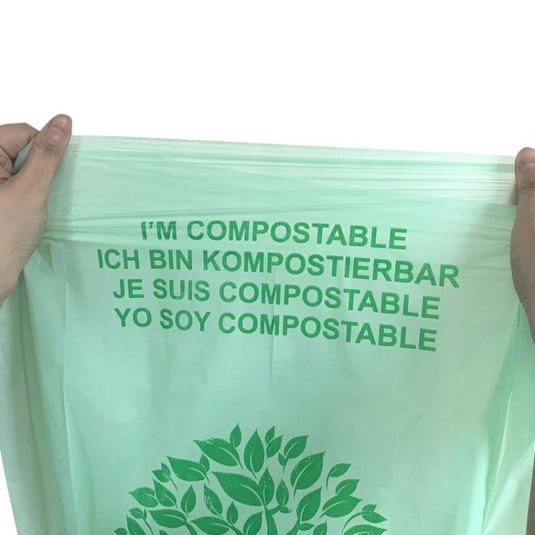 Kitchen PLA Degradable Garbage Bags Household Compostable Flat Top Trash Bags, 50pcs / set 36 x 35cm, 50pcs / set 40 x 38cm, 50pcs / set 43 x 46cm, 25pcs / set 55 x 72cm