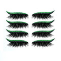 4pairs Waterproof Self-Adhesive Glitter Eyeliner False Eyelashes Eyeshadow Stickers