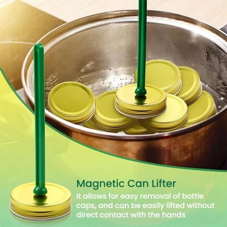 LsCook 2-Piece Set Heat-Resistant Lid Lifter + Canned Jam Measuring Spoon Set