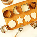 Stainless Steel Cookie Mold Star Moon-Shaped Cookie Cutters, LsCook 6-Piece Set