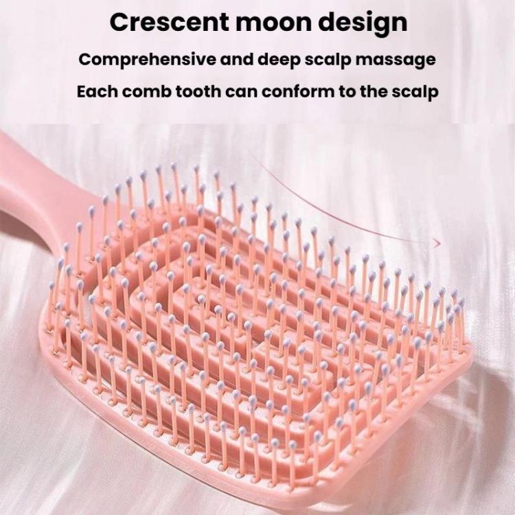 Household Hollow Rib Hair Massage Comb Multifunctional Fluffing Comb For Volumizing The Crown