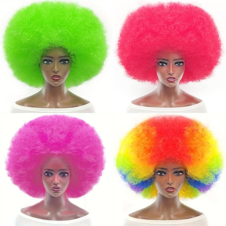 Jumbo Afro Wig Oversized 22 inch Clown Wig for Adults Men Women Extra Large 70s Disco Costume Wig