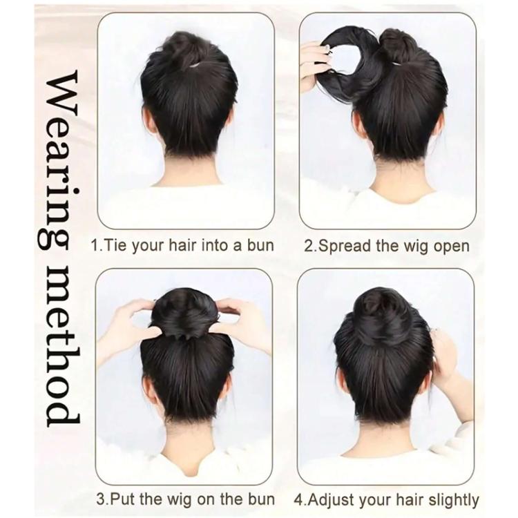 Bird's Nest Hair Bun Claw Clip Extension Messy Bun Hair Piece for Women Adjustable Synthetic Chignon Hairpiece with Large Claw Clip