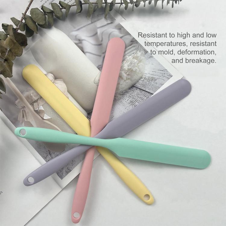 LsCook Multifunctional Silicone Spatula Food-Grade Baking Spatula, Standard 32g Pink+Purple+Yellow+Green, Standard 45g Black+Orange+Green