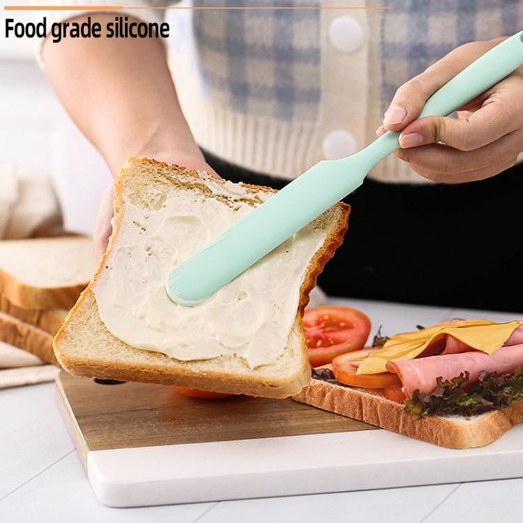 LsCook Multifunctional Silicone Spatula Food-Grade Baking Spatula, Standard 32g Pink+Purple+Yellow+Green, Standard 45g Black+Orange+Green