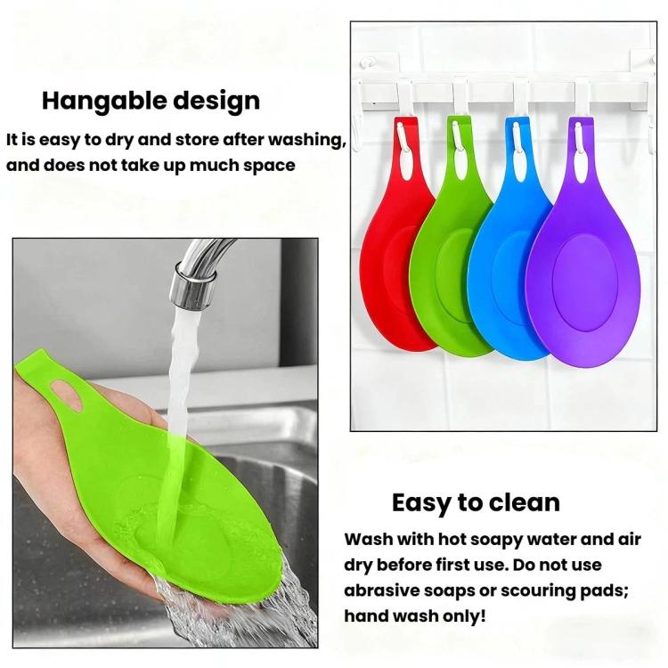 LsCook Food-Grade PP Kitchen Mat Oil-Resistant Heat-Resistant Spatula Mat