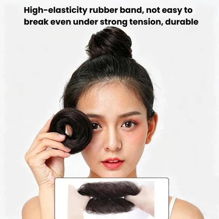 Women Wig Bun Hair Ring Lazy Hair Styling Artifact, Realistic Hair Bun, Straight Hair Brown Black, Straight Hair Black, Straight Hair Dark Brown, Straight Hair Light Brown, Curly Hair Brown Black, Curly Hair Black, Curly Hair Dark Brown                ...
