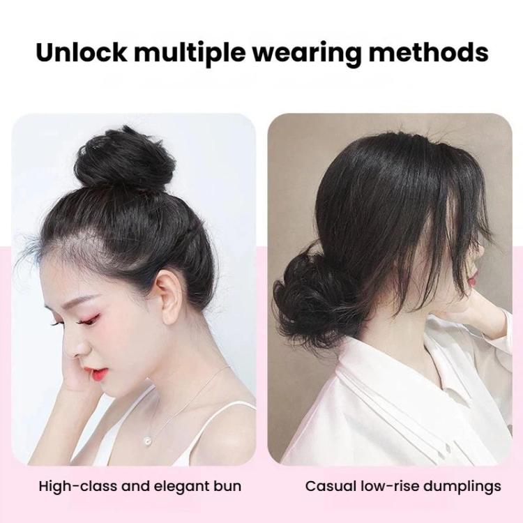 Women Wig Bun Hair Ring Lazy Hair Styling Artifact, Realistic Hair Bun, Straight Hair Brown Black, Straight Hair Black, Straight Hair Dark Brown, Straight Hair Light Brown, Curly Hair Brown Black, Curly Hair Black, Curly Hair Dark Brown                ...