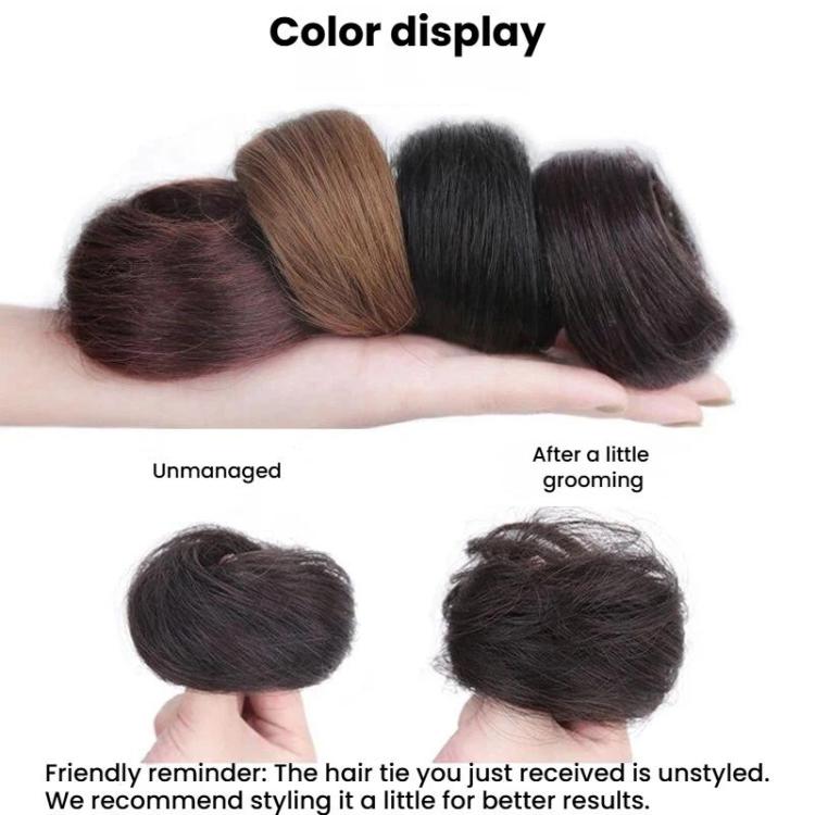 Women Wig Bun Hair Ring Lazy Hair Styling Artifact, Realistic Hair Bun, Straight Hair Brown Black, Straight Hair Black, Straight Hair Dark Brown, Straight Hair Light Brown, Curly Hair Brown Black, Curly Hair Black, Curly Hair Dark Brown                ...