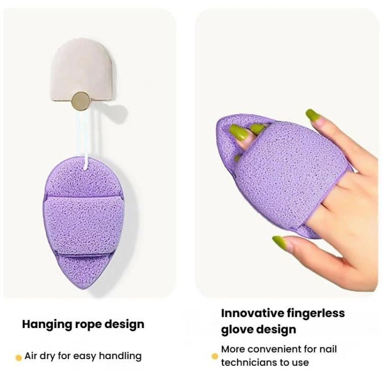 Drop-Shaped Cleansing Puff For Mud Mask Removal Face Wipe Cleaning Sponge Puff