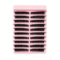 180-Cluster Single-Cluster Segmented Self-Grafting Thick Curled False Eyelashes, 40D, 60D, 80D
