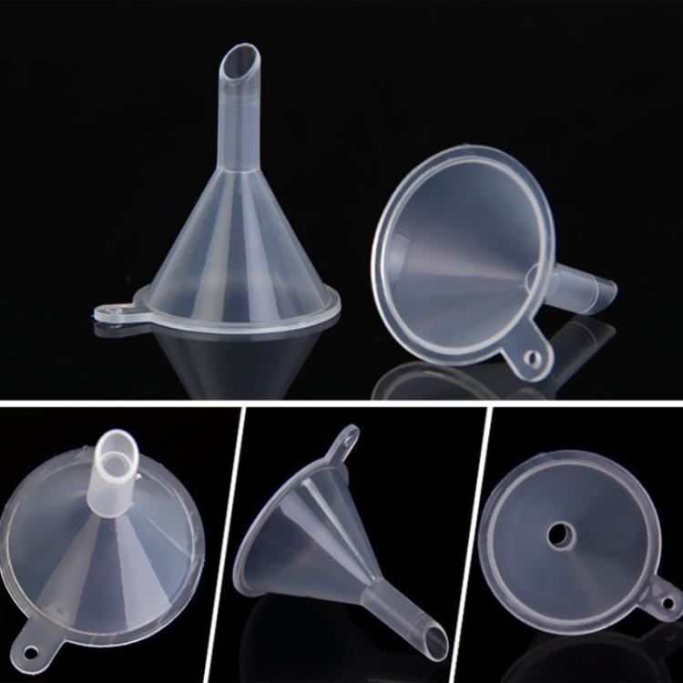 20pcs Mini Funnels For Small Bottles Clear Plastic Tiny Funnel For Filling Essential Oils, Perfume, Travel Toiletries, And Cosmetics,