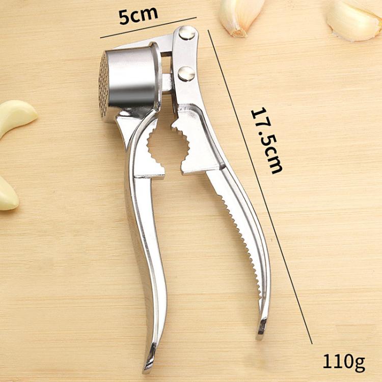 Aluminum Alloy Garlic Press Manual Pull Style Garlic Press, LsCook Large 4 In 1