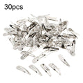 30pcs Metal Hair Clip Bangs Makeup Hair Accessory Minimalist Clip