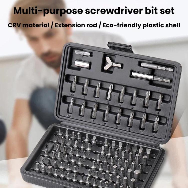 Chrome Vanadium Steel Screwdriver Bit Set, Slotted Phillips Hex Flower Screwdriver Bits, 100pcs / set, Hi-Spec 101pcs / set, 24pcs / set, 50pcs / set, 105pcs / set