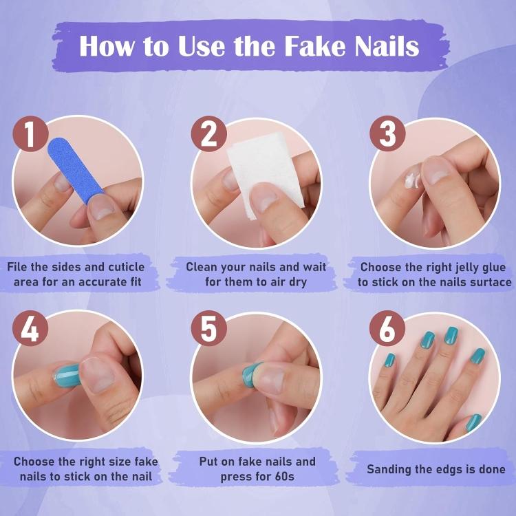 30pcs /Pack Jelly Pink Cat Eye Press on Nails Short Almond Glossy Magnetic Fake Nails, Translucent Ombre Glitter Glue on Nails for Women