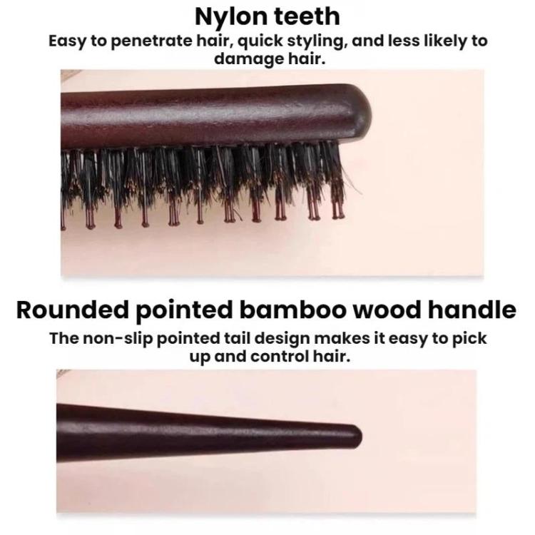 Boar Bristle Curling Comb For Voluminous Updos