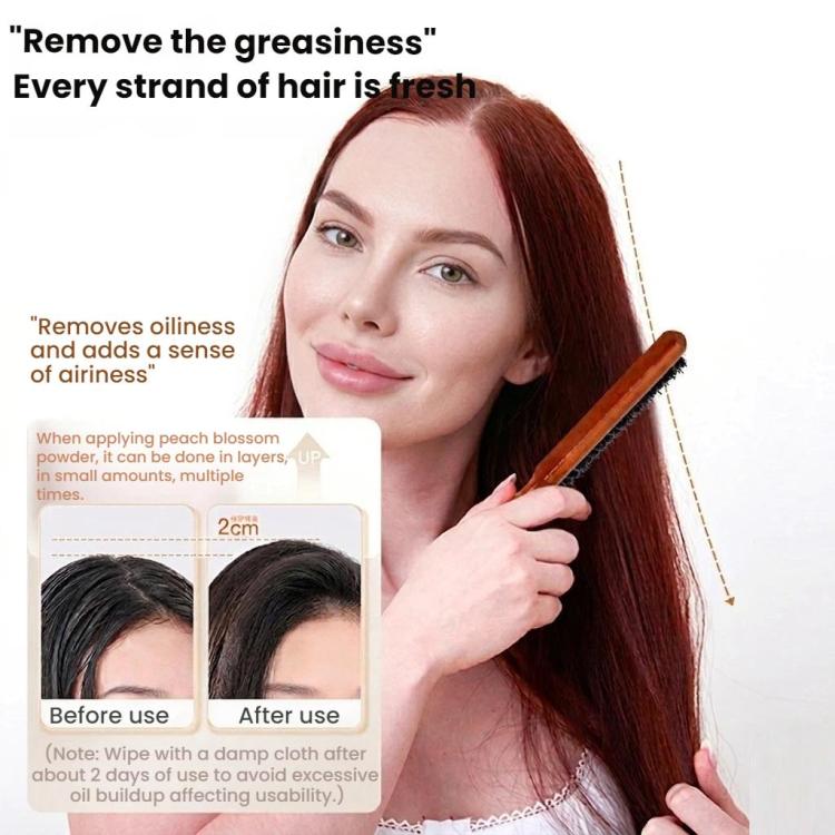 Boar Bristle Curling Comb For Voluminous Updos
