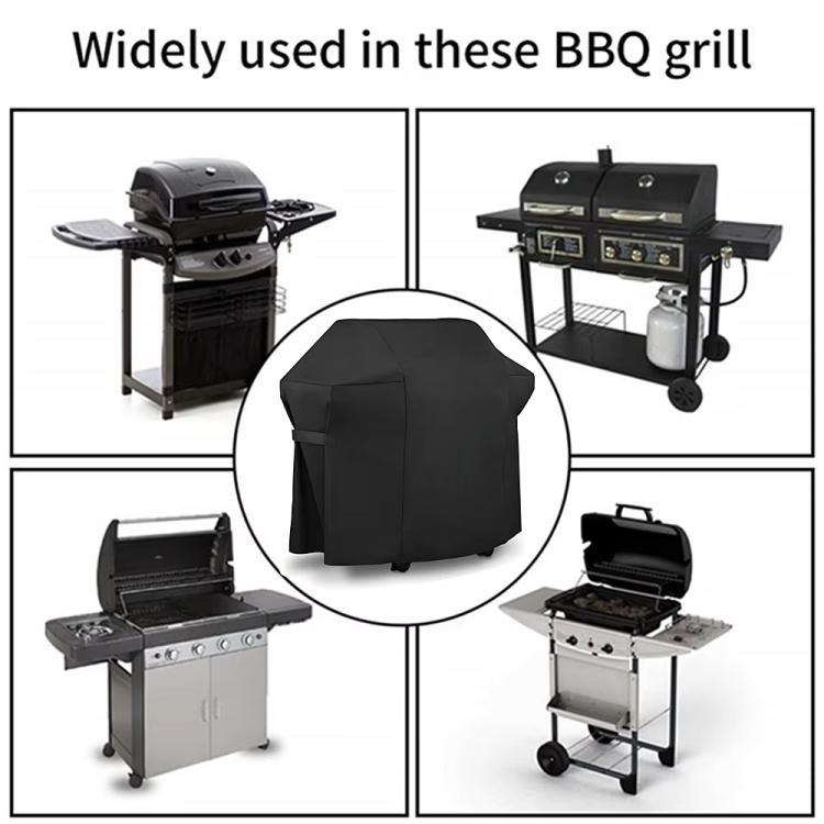 Outdoor 600D Oxford Fabric Waterproof Dustproof BBQ Grill Cover, 147x61x122cm