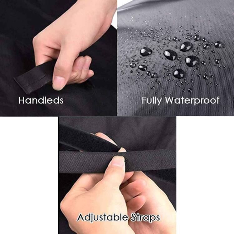Outdoor 600D Oxford Fabric Waterproof Dustproof BBQ Grill Cover, 147x61x122cm