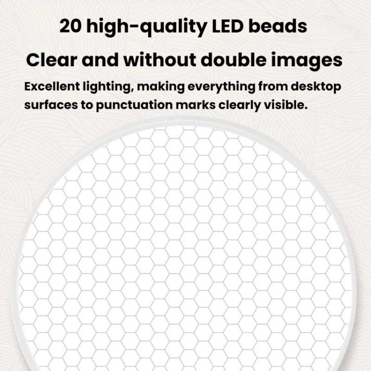 Xiajule Portable Clip On Desk Lamp Night Light, Eye Protection High CRI Reading Lamp, Plug-in, Rechargeable, Rechargeable 3 Color Temperatures Stepless Dimming