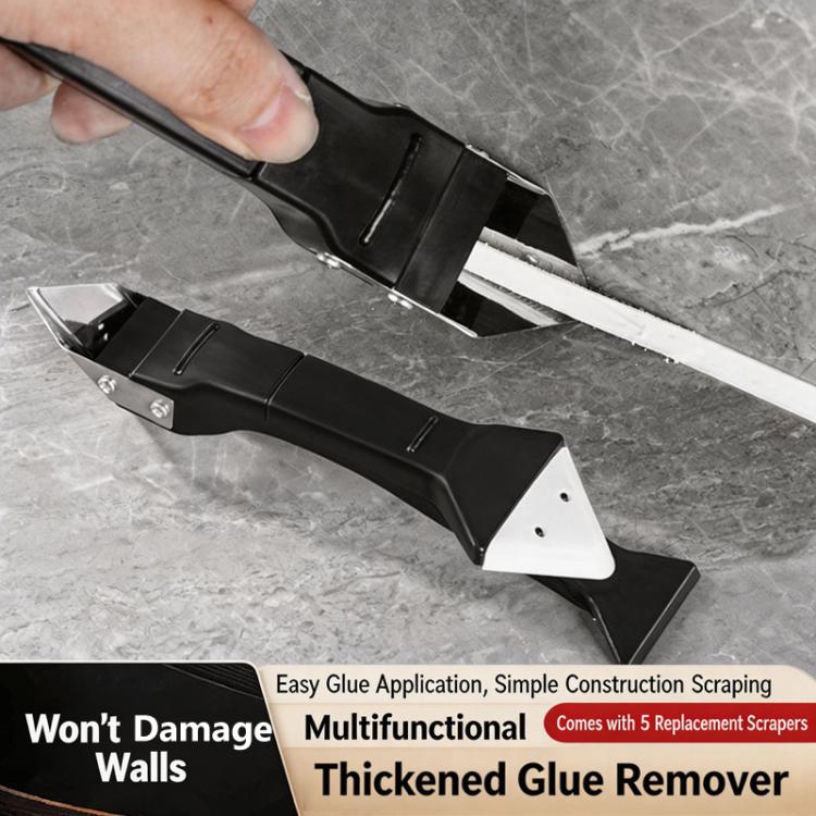 3-in-1 Silicone Caulking Tools Caulk Remover Tool with 5 Replaceable Silicone Pads Sealant Finishing Tool