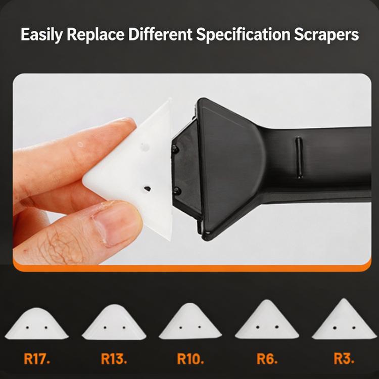 3-in-1 Silicone Caulking Tools Caulk Remover Tool with 5 Replaceable Silicone Pads Sealant Finishing Tool