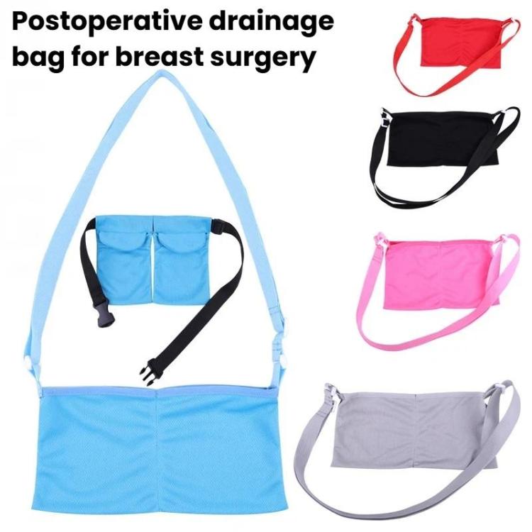 Post-Surgery Breast Drainage Support Pouch, Breathable Comfort Shower & Breast Care Bag