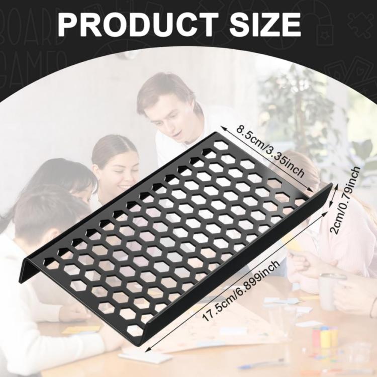 Honeycomb Acrylic Card Display Stand For Stamp Collectors/Sports Cards/Game Cards, 1pc, 4pcs, 8pcs