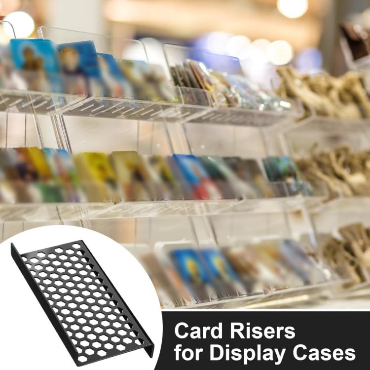 Honeycomb Acrylic Card Display Stand For Stamp Collectors/Sports Cards/Game Cards, 1pc, 4pcs, 8pcs