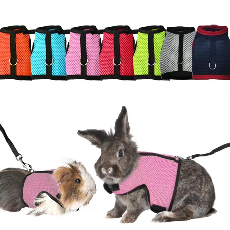 Rabbit Ferret Harness & Leash Small Pet Vest-Style Harness Leash, S, M, L