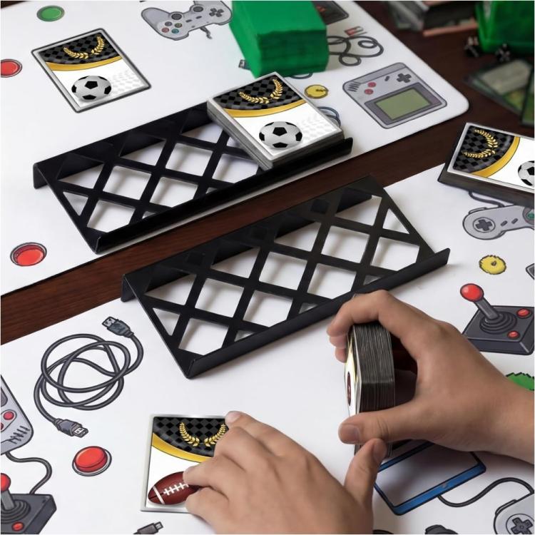 Hollow Acrylic Card Display Stand For Stamp Collectors/Sports Cards/Game Cards, 1pc, 4pcs, 8pcs