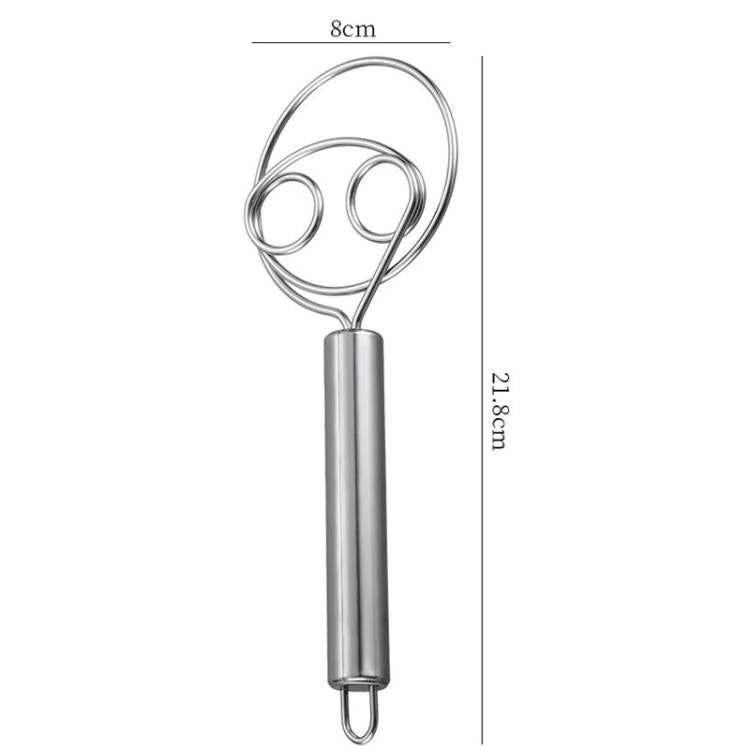 Stainless Steel Whisk Double-Coil Manual Cream Whisk, LsCook