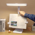 Xiajule Multifunctional Bookshelf Eye-Caring Desk Lamp, Adjustable Brightness LED Bedroom Reading Light