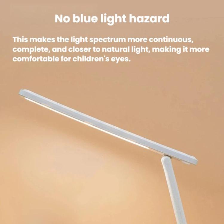 Xiajule Three-Color Temperature LED Folding Eye-Caring Desk Lamp, USB Stepless Dimmable Reading Light For Bedroom Dormitory, Plug-in, Rechargeable 500mAh, Rechargeable 800mAh, Rechargeable 1200mAh