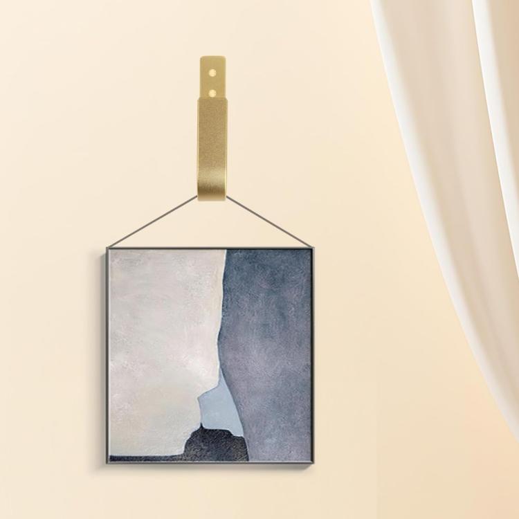 2pcs Wall-Mounted U-Shaped Metal Curtain Storage Hook, 2pcs Gold