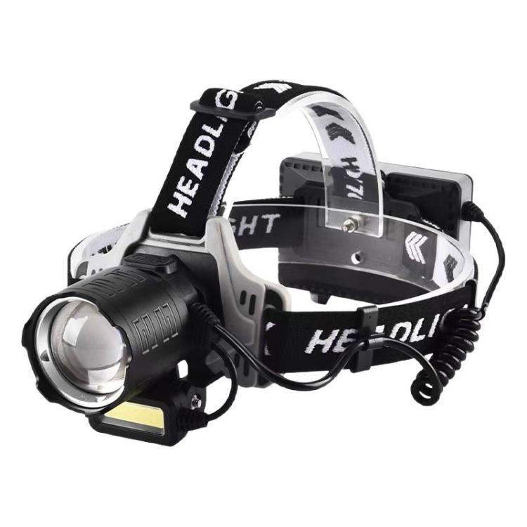 Long-Range Zoom COB High-Sensor Headlamp, LED Headlight For Outdoor Beach Foraging & Night Fishing, No Battery