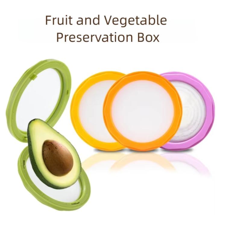 Transparent Refrigerator Food Storage Container, LsCook 4-Piece Set