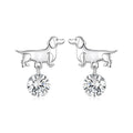 Cute Dachshund Earrings Versatile Pet Accessories, YIE337
