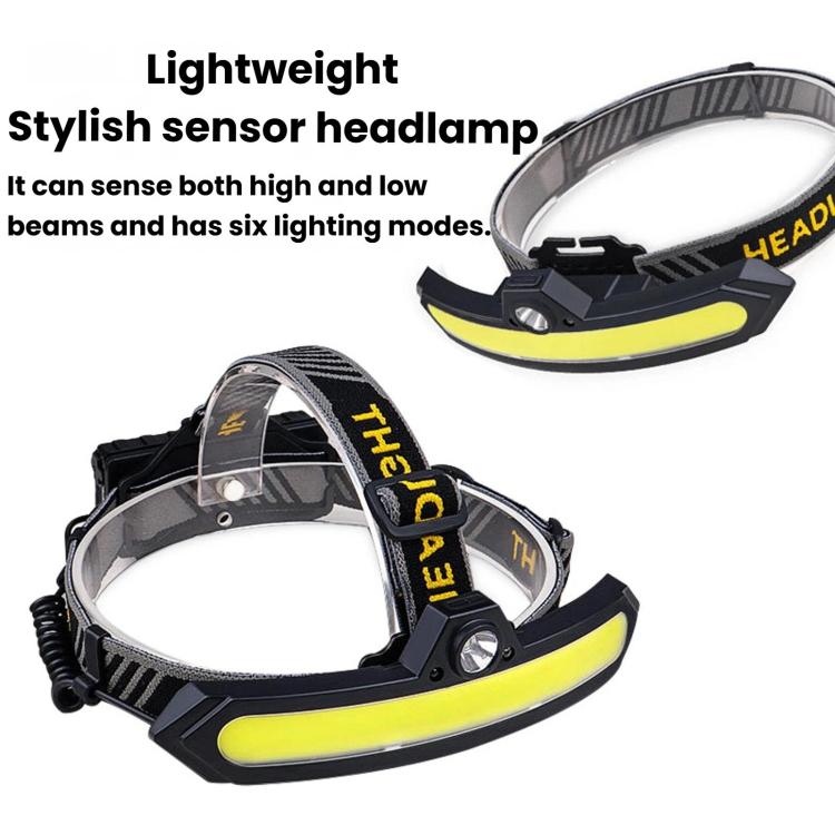 XPE & COB Floodlight Sensor Headlamp, Multifunctional Outdoor LED Headlamp, C16, C15